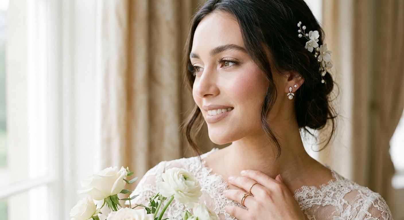 Bridal makeup look