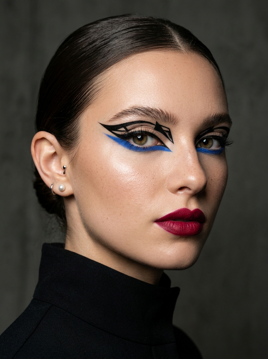 Editorial makeup look